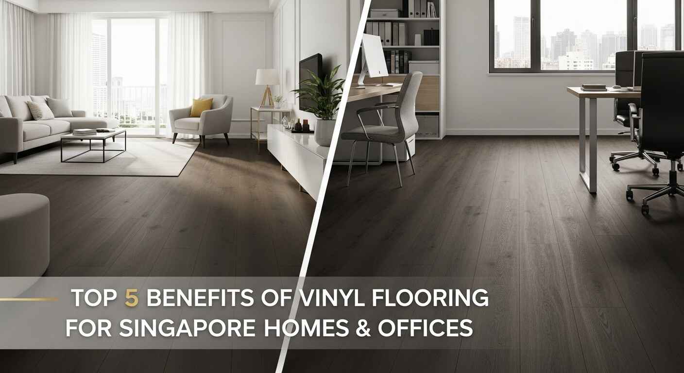Read more about the article Top 5 Benefits of Vinyl Flooring for Singapore Homes and Offices