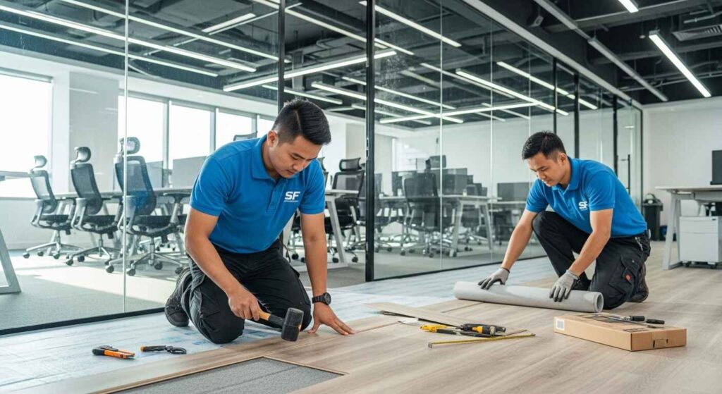 Top 5 Benefits of Vinyl Flooring for Singapore officies