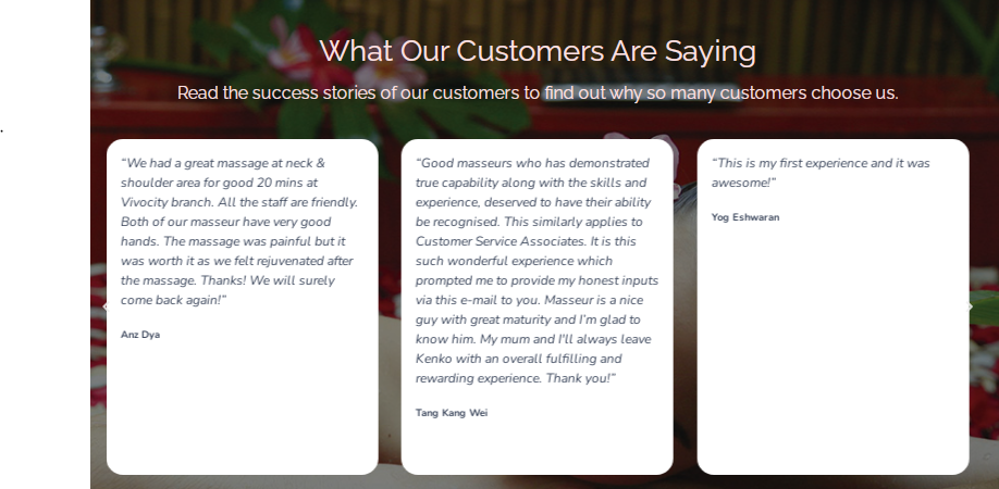 Kenko Wellness spa reviews