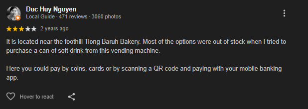 Pokka Vending Reviews