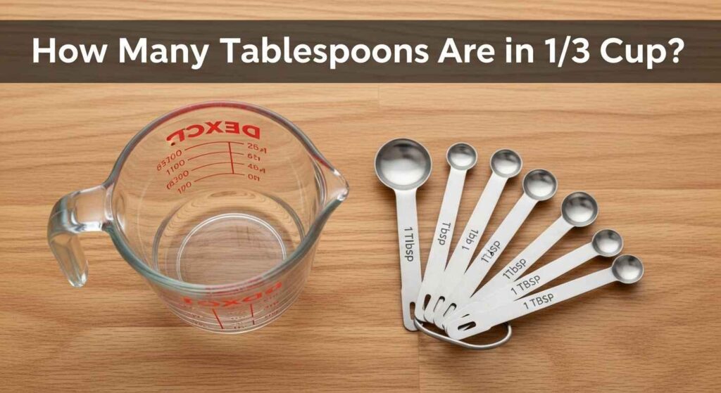 How Many Tablespoons Are in 1/3 Cup