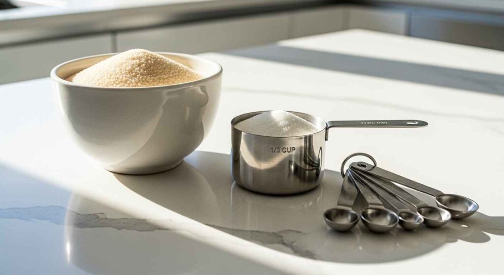 How Many Tablespoons Are in 1/3 Cup