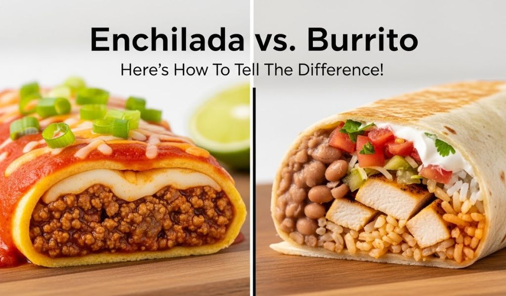 Read more about the article Enchilada vs. Burrito: Here’s How To Tell The Difference!