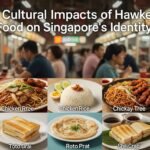 Hawker food in Singapore representing cultural identity, local heritage, and everyday life at a traditional hawker centre
