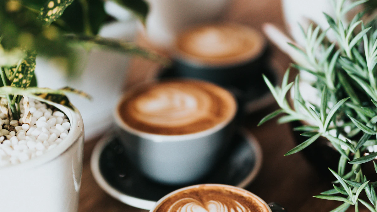 Types of coffee beans — Arabica, Robusta and specialty single-origin beans at a coffee roaster