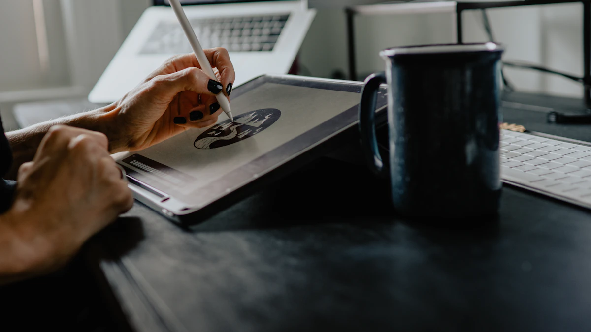 Logo design and visual identity process at a branding agency in Singapore