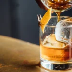 Layered liqueurs similar to a Flaming Lamborghini before ignition
