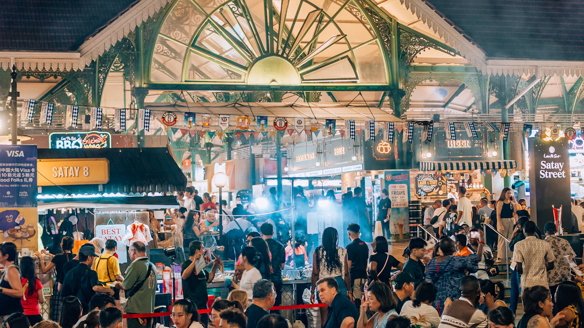 Golden Mile Food Centre Beach Road hawker stalls Singapore