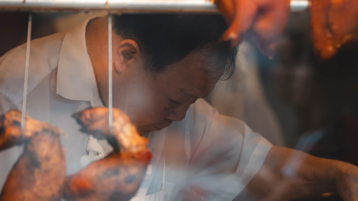 Grand Shanghai Singapore crispy smoked duck signature dish